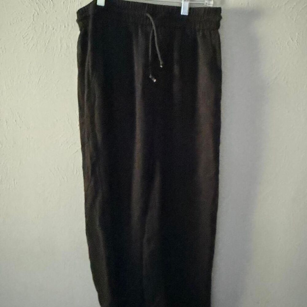 Halara black linen pants